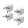4-Pack Polarized Grounding Adapter (3 Prong to 2 Prong Adapter)