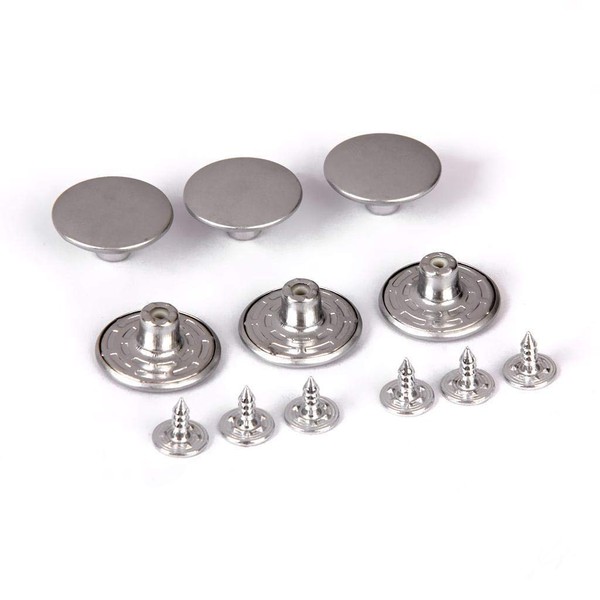 ALL in ONE Brass Bronze Jeans Buttons Snap Buttons Replacement