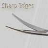 MJW Professional Iris Scissors Made of Stainless Steel Used as