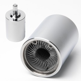 1/2" Full-Metal Copper Pipe Cleaner, 1.8" Extended Tube Cleaning Brush for Drill with Replaceable Brushes, for Professional Plumbers and Industrial Purposes