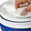 Consolidated Plastics White Food Grade Gamma Seal Lids for 2