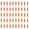 Honbay 50PCS Mini Artificial Carrots Ornament Foam Fake Small Carrots