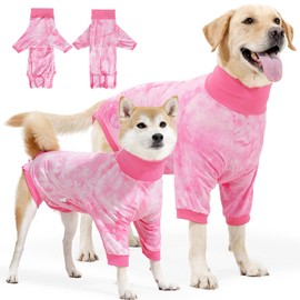 Yoolhamy Ealstic Dog Bodysuit After Surgery Female and Male Dogs, Castration Wound Protection Suits for Dogs Recovery Suit for Female and Male Dogs, Body Suit After Surgery