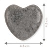MIJOMA Magic Worry Stones in Heart Shape Made of Natural