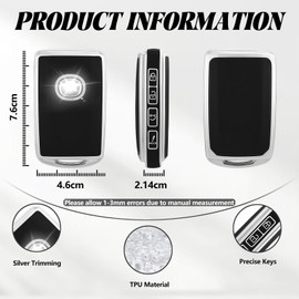 TOOMUME Key Case TPU Car Key Case Fits Mazda 2/3/6 M2 M3 M6 CX3 CX4 CX5 CX8 CX9 CX30 CX50 CX60 CX90 MX5 MX30 SS30 X5 X9 Axela, Key Cover Protection Key Case - Smart Key