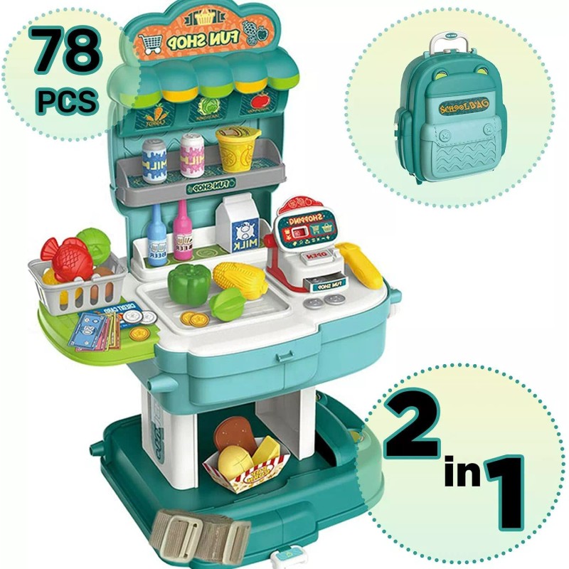 Unbranded Backpack Store Toy Set