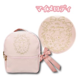 Hatayama Shoji Sanrio 34202881 Mini Backpack, Girly My Melody [Body] Approx. H 10.6 x W 9.3 x D 5.1 inches (27 x 23.5 x 13 cm), Shoulder Width: Approx. 27.6 inches (70 cm)