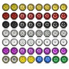 28 Set 1/64 Wheels and Tires Kit, 1:64 Scale Model
