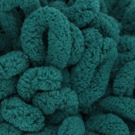 JubileeYarn Fun Finger Loops Yarn - Polyester Jumbo Weight Loop Yarn - 100g/Skein - Jade - 4 Skeins