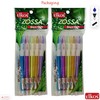 ELKOS BLUE Ballpoint Pens, 0.7mm Fine Point, Pack of 10,