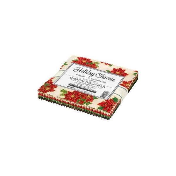 Kaufman's Holiday Charms - CHS 1036 42 Holiday Charm Squares