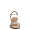 Naturalizer Women's, Bristol Sandal, Champagne Metallic, 7 Wide