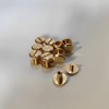 feedal 10 Set 6mm Brass Button Studs Rivets Screwback Screw