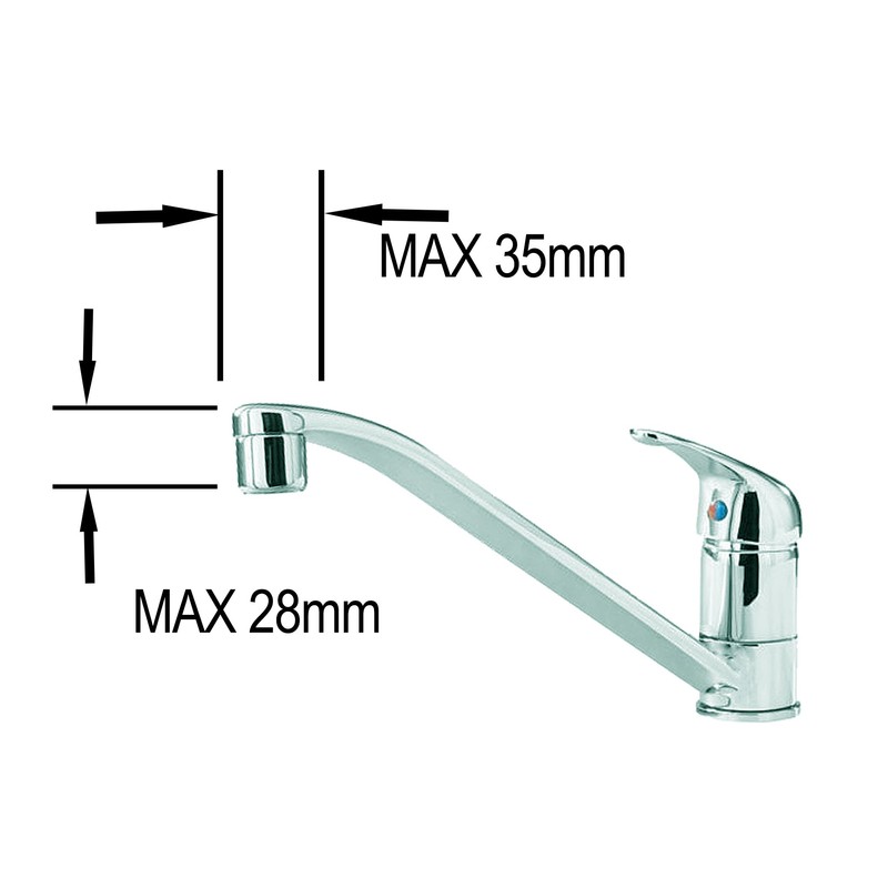 Cost Wise kitchen adjustable tap fitting to join a garden