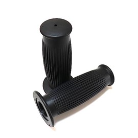 Bike Barrel Type Stater Type 22 mm Left and Right Set [Grips, Black, Brown, White] choose Custom Rubber Grip Chopper American TW SR FTR , blk