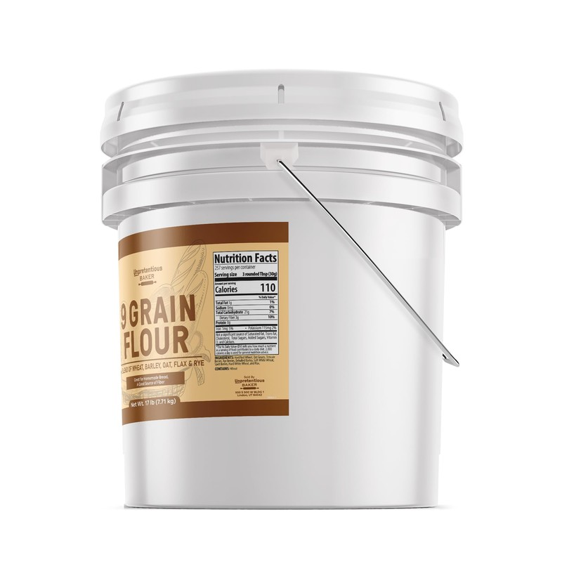 Unpretentious 9 Grain Flour, Bread & Dough, Food Storage, Fresh