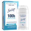 SECRET, Desodorante Mujer, Desodorante Clinical con Ácido Hialurónico, Crema Suave,