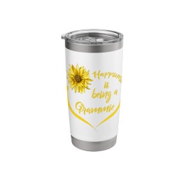 Grammie Gift: Happiness Is Being A Grammie Stainless Steel Insulated Tumbler