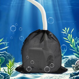 YIZHIXIANGQ Pumpenfilter-Netzbeutel, 2 Stück Filterbeutel Aquarium, Teichpumpe Filterbeutel, 31 x 41 cm, Pumpennetzbeutel mit Kordelzug, Pumpen-Barriere Tasche, Filtertasche für Aquarium Garten Teich