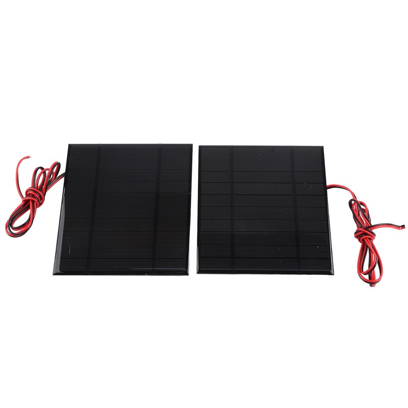 2pcs DC5V 500mA Solar Panel Cell Power Module Polycrystalline Silicon