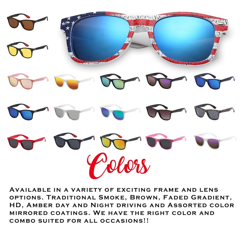 polarspex polarizadas Unisex 80 's Retro Clásico Moderno anteojos de