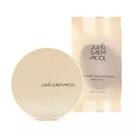 Jung Saem Mool (eTV)정샘물 에센셜 스킨누더 커버레이어 쿠션14g-본품+리필 (eTV) Jung Saem Mool Essential Skin Nudifier Cover Layer Cushion 14g - Main Product + Refill [19 Fairlight]