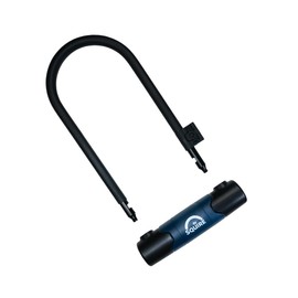 Squire Locks Nevis 230/10C D-Lock Cycle Lock & Cable Set – High Security Bike Lock – 230 mm Vertical & 115 mm Horizontal Shackle Clearance – 1800 mm Cable – Incl. 2 Keys – Sold Secure Bicycle Gold