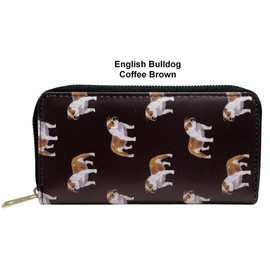 GFM® Womens Purse Wallet -English Dogs Bulldogs - (FS)(PRS-EngBDG-CF-5060-A)