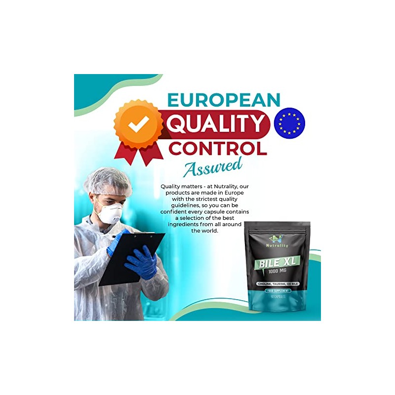Nutrality Bile XL - 60 Capsules - Bile Supplement for