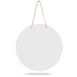 Sublimation Blank Wooden Door Hanger Unfinished Blank Sign Sublimation Round Door Hanger for St Patrick's Day DIY Decoration