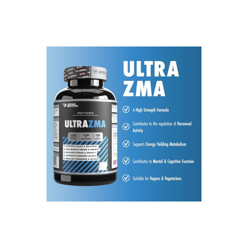 ULTRAZMA Magnesium Bisglycinate with Zinc Monomethionine & Vitamin B6 P-5-P