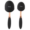 2pcs Sunscreen Applicator Brush Soft Fiber Hair Sunscreen Brush with
