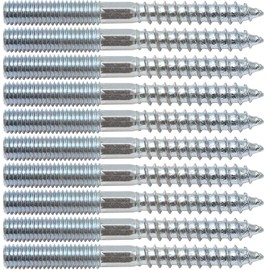 HKB® Hanger Bolts M 4 x 40 mm, Galvanised Steel, Pack of 10
