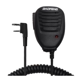 WINDINGTOK Speaker Microphone PTT Handheld with Headphones Jack Compatible with UV-5R UV-82 F8HP 888S 5R Plus UV-K6 UV-K5 GT-3TP GT-5TP H-777walkie talkies