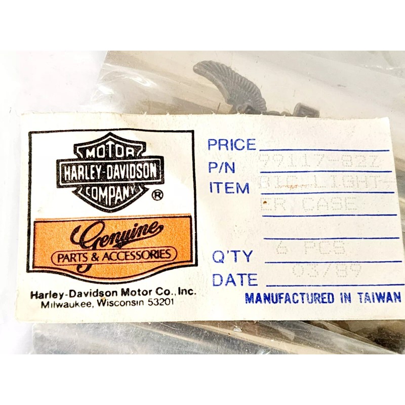 Vintage Harley Davidson 99117-82Z Bic Lighter Case Sleeve