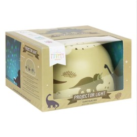 Little Lovely – Dinosaurs Projector Light – Wireless Night Lamp – LED – Khaki – 30 Minute Timer Function - Eco-Friendly – BPA Phthalate Free - For Babies and Toddlers - 001791
