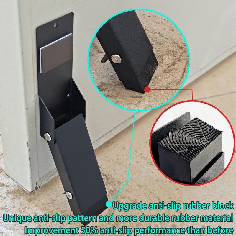 Door Stoppers No Drilling, Kick Down Door Stop, Door Stops