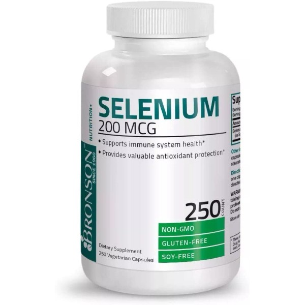 Bronson Selenio Selenium 200 Mcg 250 Tab Anticancerigeno Eg S05