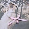 Iaceble Bohemian Crystal Heart Pearl Choker Necklace Jewelry for Women