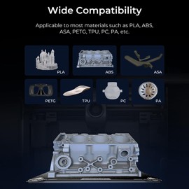 Mingzhe K1 PEI Build Plate 235x235mm-Without Soft Magnetic Easy Model Removal Suitale for Ender-3 S1 / Ender-3 S1 Pro/Ender-5 S1 / K1 / Ender-3 V3 SE and Compatible with FDM 3D Printers with A