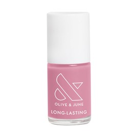Olive & June Long-Lasting Nail Polish Plump, Gel-Like Finish No Lamp Needed Lasts up to 10 days Salon-Quality Color at Home 15-Free, Vegan & Cruelty-Free Chip-Resistant Shine / World Lit