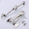JIZZU 2Pcs Soft Close Lid Support Hinges with Screws &
