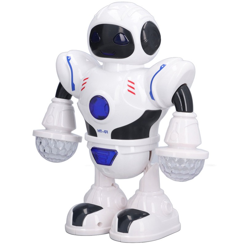 Electric Robot Toys Cooling Light Swing Arms Legs Dancing Robot