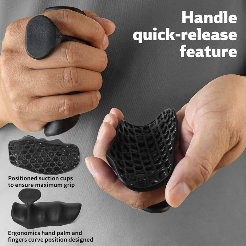 Workout Grips,HMNXG Ergonomic Rubber Hand Protector Gloves for Weight Lifting,