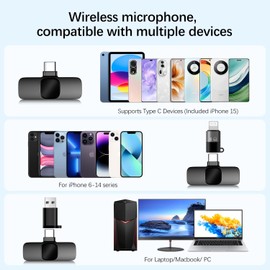 ihakkason Wireless Lapel Microphone