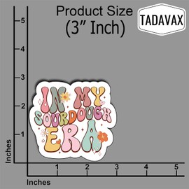 (3Pcs) in My Sourdough Era Sticker Gifts for Mama Mom Grandma Nana Gigi Mum from Daughter Son Sticker Decorate Books Laptop Water Bottles Kindles Decals Waterproof Vinyl Stickers Size 3 Inch