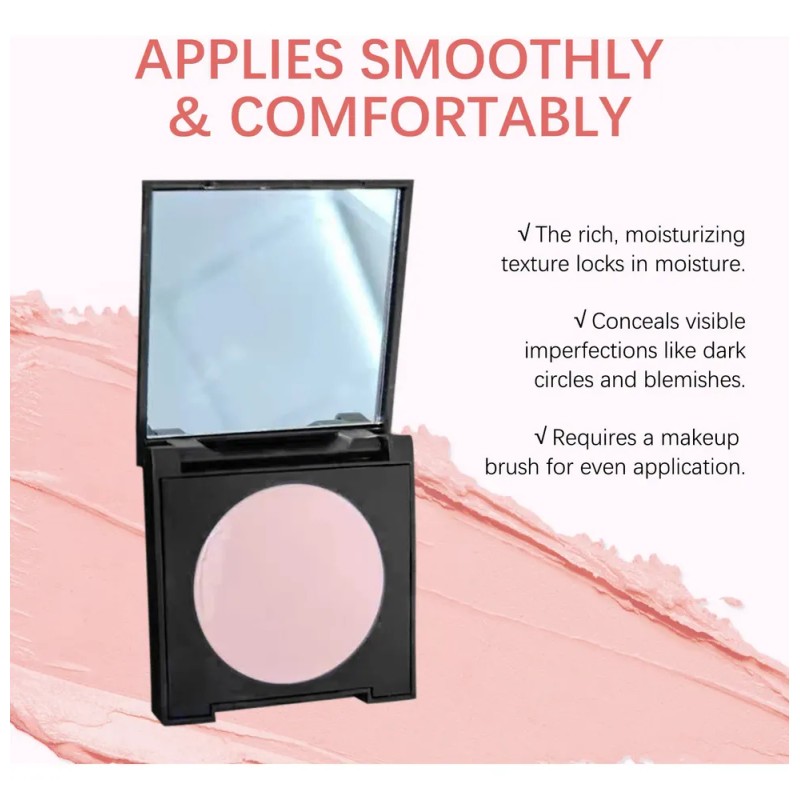 Crema Correctora Iluminadora Para Ojeras Natural Rosa