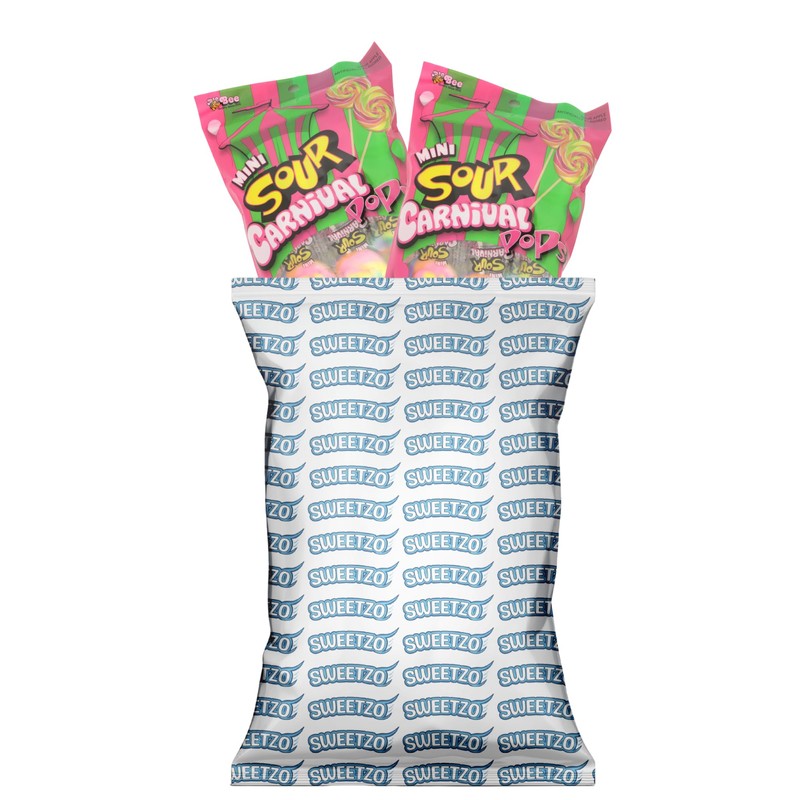 Mini Sour Swirl Lollipops, Individually Wrapped Candy, Party Favors, Bulk