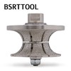 BSRTTOOl V40 1-1/2 inch Diamond Router Bit Full Bullnose Profiler