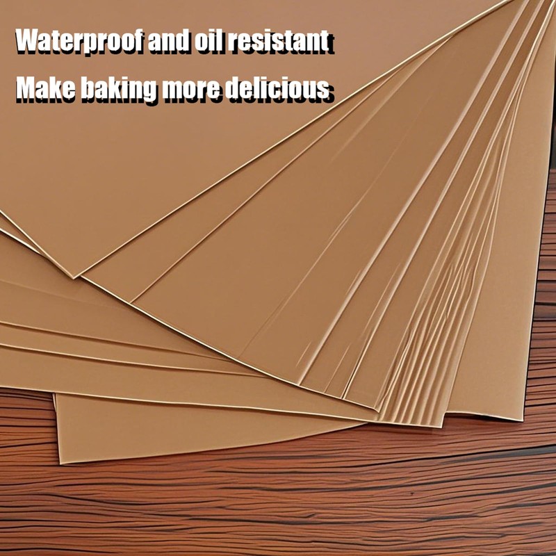 300PCS Parchment Paper Sheets, 12x12 In Non-Stick Precut Baking Parchment,